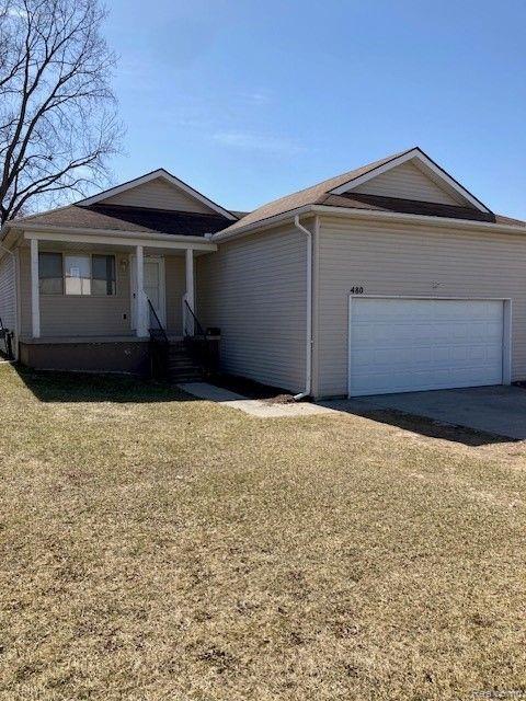 480 E COLUMBIA Avenue, Pontiac, MI 48340 — front exterior