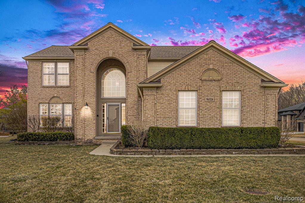 56324 Shakespeare Drive, Macomb, MI 48042 — front exterior