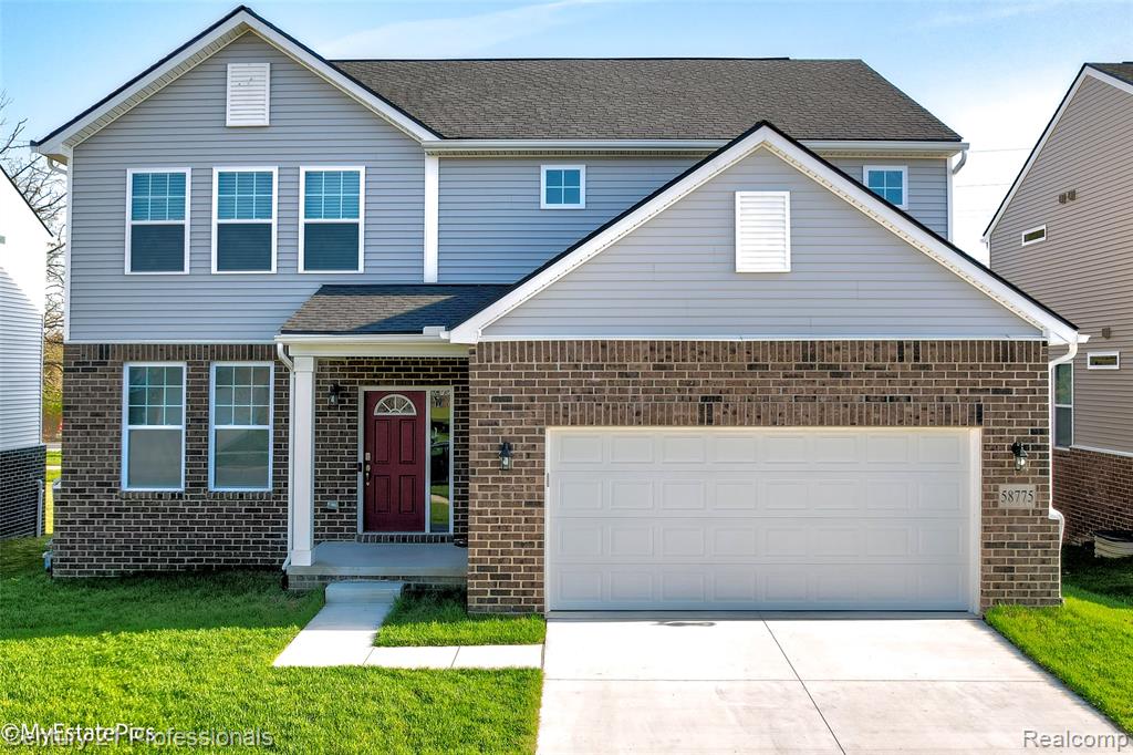 58775 Gidran Drive, South Lyon, MI 48178 — front exterior