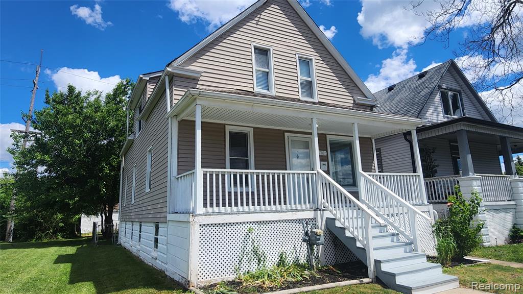 876 Vinewood Street, Wyandotte, MI 48192 — front exterior