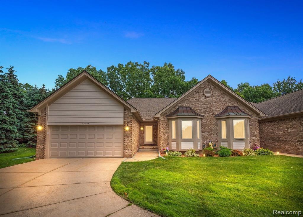 45964 Woodview Drive, Shelby Twp, MI 48315 — front exterior
