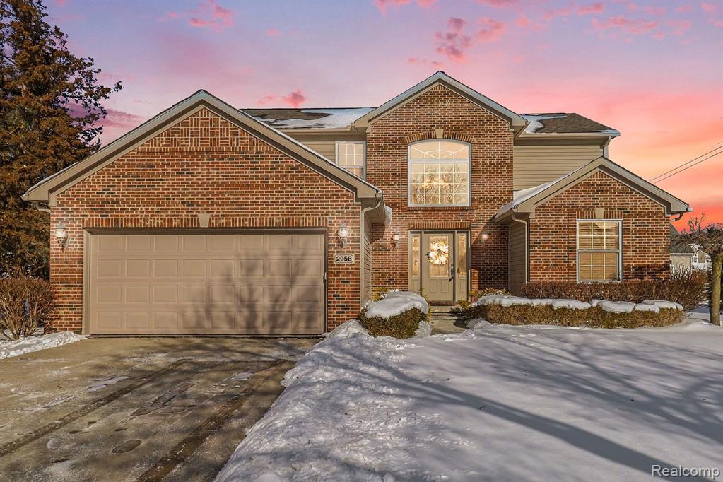 2958 Blue Heron Lane, Wixom, MI 48393 — front exterior