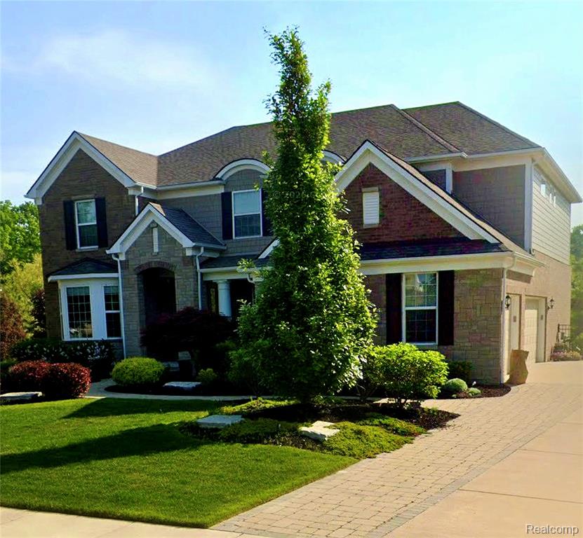 22796 Shepherds Hollow Drive, South Lyon, MI 48178 — front exterior