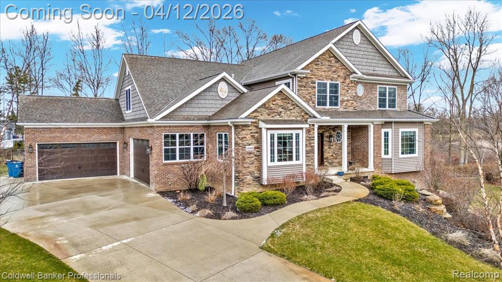 13103 Harborview Drive, Linden, MI 48451 — front exterior