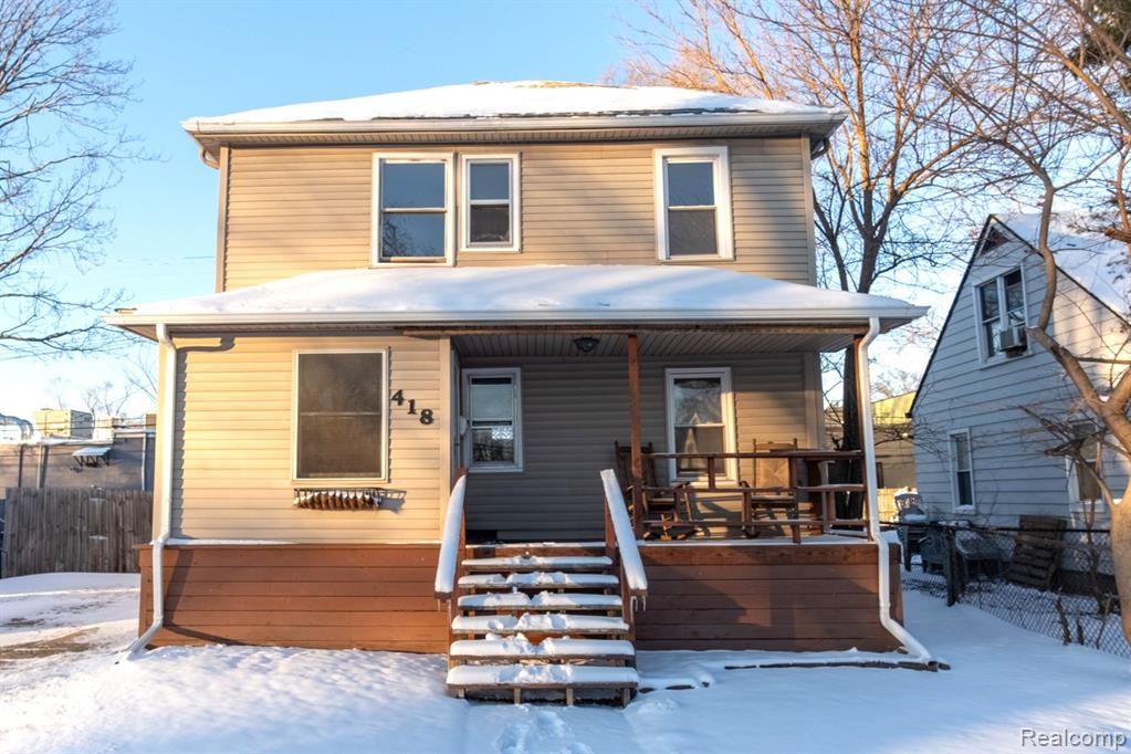 418 W Woodruff Avenue, Hazel Park, MI 48030 — front exterior