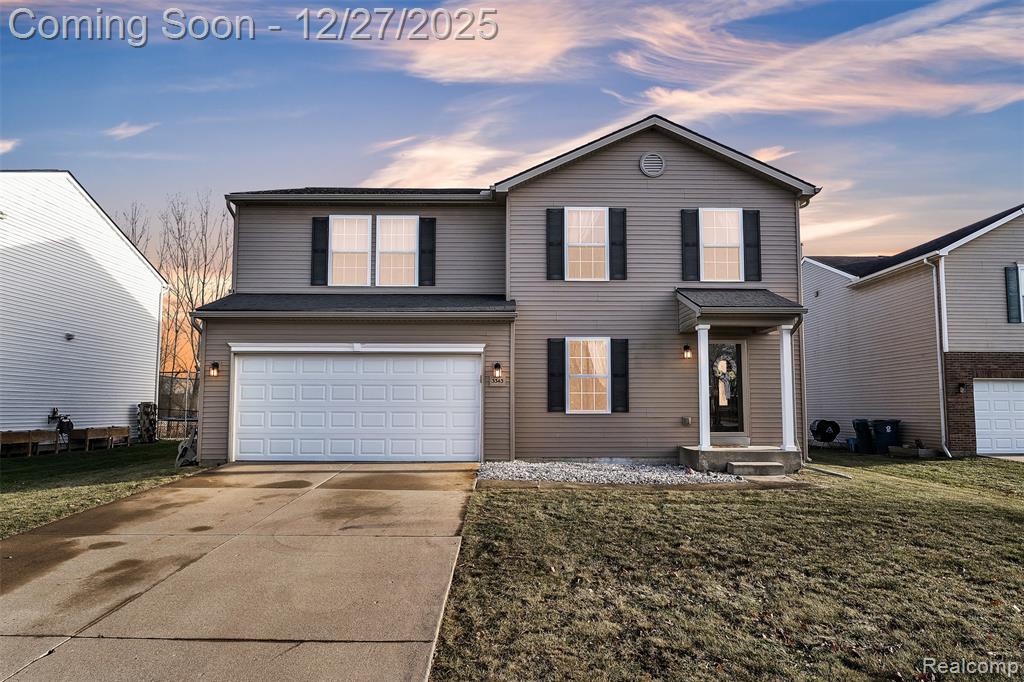 3343 Pine Run Drive, Clayton, MI 48473 — front exterior