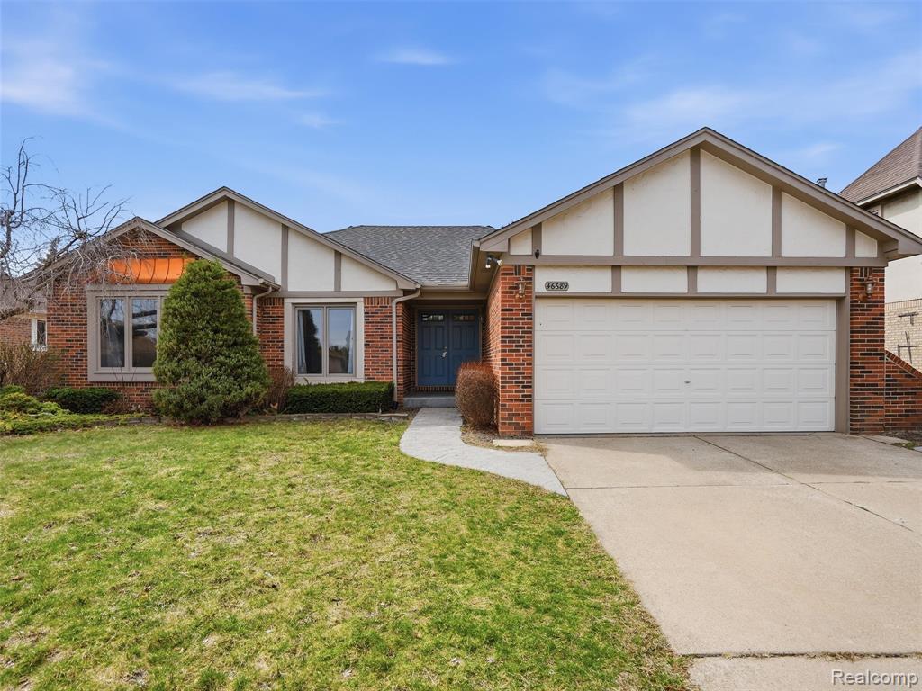 46689 Barbara Drive, Macomb, MI 48044 — front exterior